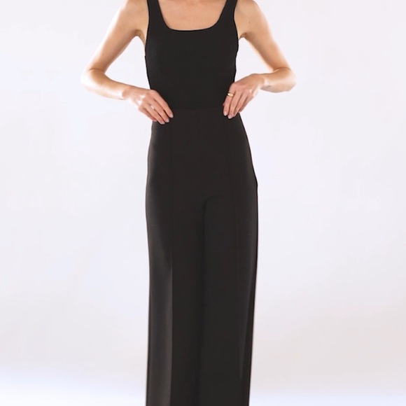 Quince Elegant Black Wide-Leg Pants - Picture 4 of 7